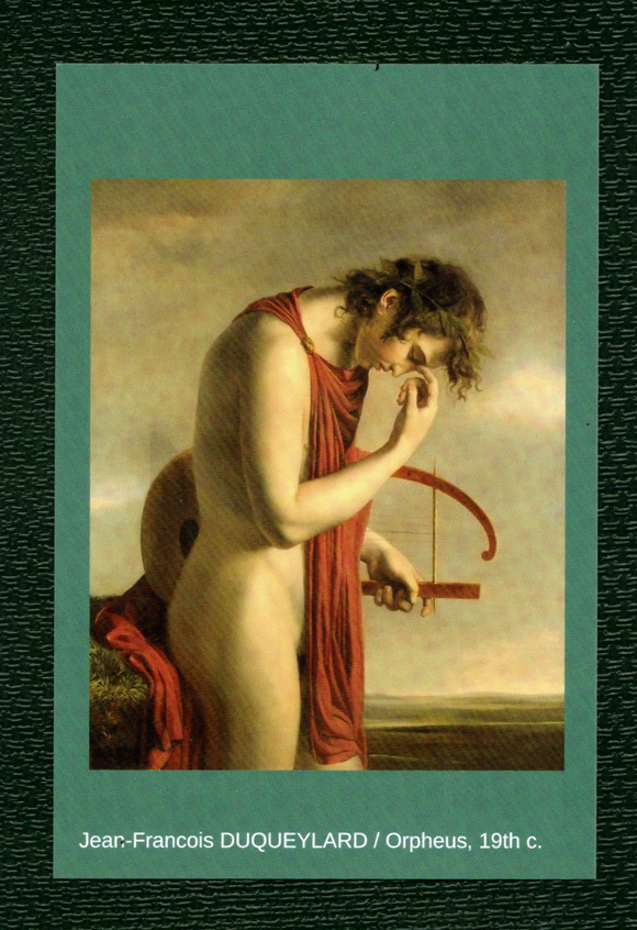 POSTCARD / DUQUEYLARD, Jean-Francois / Orpheus, 19th century