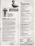 Muscle Builder Magazine / 1962 / September / Steve Reeves / Charles Harve / Don Hollinsworth / George Danenberg / Sammy Berg / Eric Pedersen / Jean-Charles St-Mars