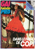 GAI PIED HEBDO FRANCE / 1983 / Octobre / No. 89 / Copi / Jacques Brel / John Travolta / Bernard Pierre Wolff