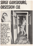 GAI PIED HEBDO FRANCE / 1984 / Septembre / No. 137 / Serge Gainsbourg / Christophe Lambert