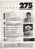 GAI PIED HEBDO FRANCE / 1987 / Juin / No. 275 / Bruce of Los Angles / Prince / Steve Reeves / Joe Dallesandro / Bruce Kitrell / Eric Morena / Rachid Taha