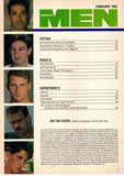ADVOCATE Men / 1992 / February / Blade Thompson / Wes Daniels / Jeff Townsend / Kevin Slee / Pete Dindee / Anos Nemos