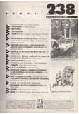 GAI PIED HEBDO FRANCE / 1986 / Octobre / No. 238 / Michel Simonin / Ralf Konig / Pierre Combescot / Luxembourg