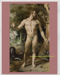 POSTCARD / VAN HAARLEM, Cornelius / Fall of Man, 1592