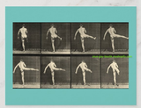POSTCARD / MUYBRIDGE, Edward / Nude ballet dancer, 1897