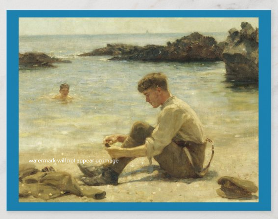 POSTCARD / TUKE Henry Scott / Cadet Lawrence, 1921