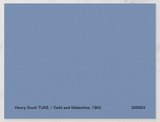 POSTCARD / TUKE Henry Scott / Ruby, Gold + Malachite, 1902 (blue frame)