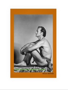 POSTCARD / Bruce Bennett / Tarzan , 1935 (brown)
