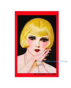 POSTCARD / Winx eyeliner ad, 1925