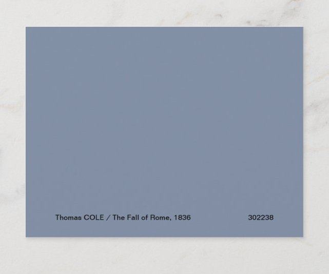 POSTCARD / COLE, Thomas / The fall of Rome, 1836 – Zeus Gay Boutik