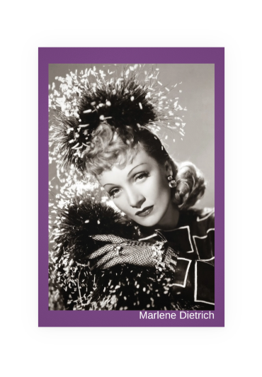 POSTCARD / Marlene Dietrich / Seven sinners, 1940