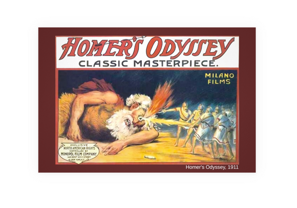 POSTCARD / Homer's Odyssey, 1911 / Francesco Bertolini