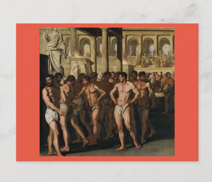 POSTCARD / Aniello FALCONE / Roman Athletes, 1640