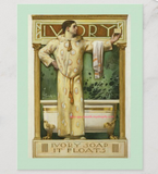 POSTCARD / LEYENDECKER Joseph / Ivory soap, it floats, 1900