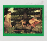 POSTCARD / WATERHOUSE J.W. / Echo + Narcissus, 1903