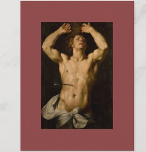 POSTCARD / VAN HAARLEM, Cornelius / St Sebastian, 1591