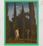 POSTCARD / THOMA Hans / Apollo + Marsyas, 1888