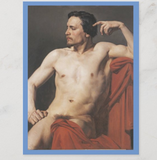 POSTCARD / BOUGUEREAU William / Half-figure of man, 1850