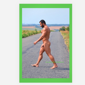 POSTCARD / Pavel Petel crossing the road