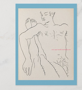 POSTCARD / COCTEAU, Jean / Homme nu / 2, 1943