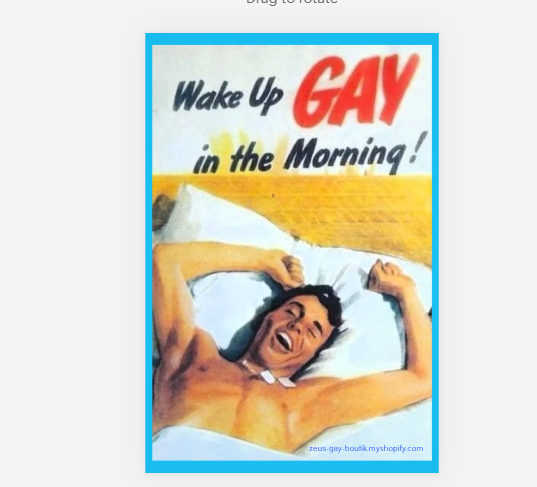 POSTCARD / Wake up gay in the morning