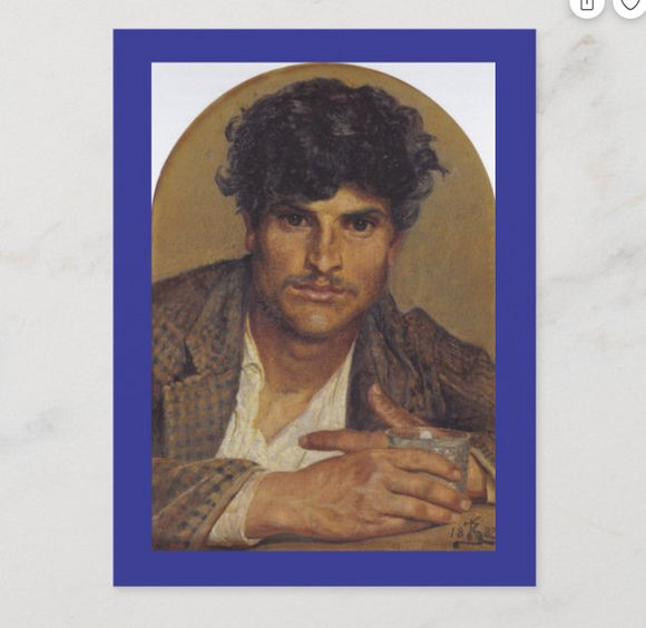 POSTCARD / ZAHRTMANN, Kristian / Ambrogio, 1882