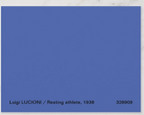 POSTCARD / LUCIONI, Luigi / Resting athlete, 1938