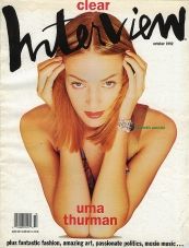 INTERVIEW Magazine / 1992 / October / Uma Thurman / Peter Gabriel / Basquiat / Weegee / Jean-Paul Gaultier / Bill T. Jones / Dan Cortese / Judy Davis / Jeff Bridges / Edward Furlong /