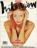 INTERVIEW Magazine / 1992 / October / Uma Thurman / Peter Gabriel / Basquiat / Weegee / Jean-Paul Gaultier / Bill T. Jones / Dan Cortese / Judy Davis / Jeff Bridges / Edward Furlong /