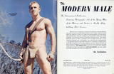 MODERN MALE / 1967 / Spring / Edward Cheever / Rogger Beaudoin / Adam Sanchez / Henri Haggard / Wayne Burdick / Ron Brouillette / Ted Sheola / Fritz Stocker / Jackie Aldare / Dean Agar / Chuck Wood / Hank Strothers / Brian Eastman Glen Kinkead /