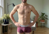Boxer Briefs / Tauwell Sports / Medium / Burgundy