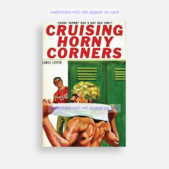 POSTCARD / Pulp Fiction / Lance Lester / Cruising Horny Corners