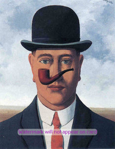 POSTCARD / MAGRITTE, René / La bonne foi, 1962