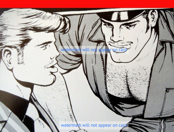 POSTCARD / Tom of Finland / Can I help you ?