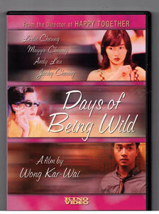 DVD / Wong Kar-Wai / Days of being wild, 1991 / Maggie Cheung / Andy Lau / Leslie Cheung