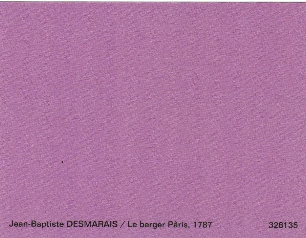 POSTCARD / DESMARAIS, JeanBaptiste / Le Berger Pâris, 1797 Zeus Gay