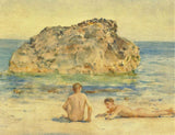 POSTCARD / TUKE Henry Scott / Sunbathers, 1921