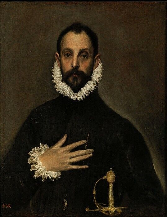 POSTCARD / EL GRECO / The Nobleman, 1580