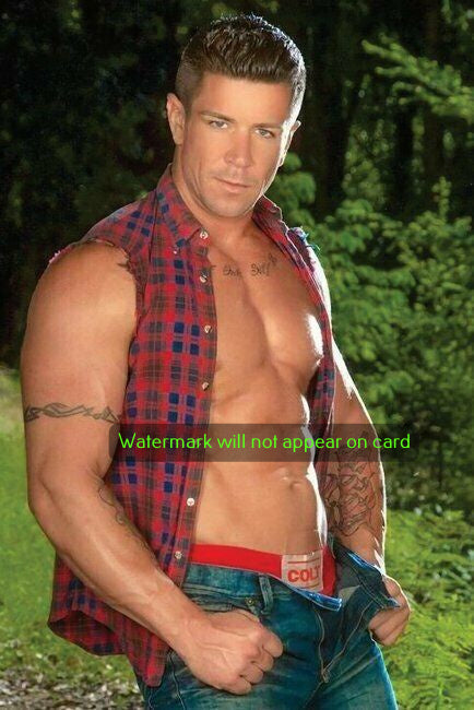 POSTCARD / Trenton Ducati with plaid shirt