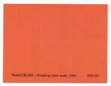 POSTCARD / BLISS, Robert / Kneeling Male Nude, 1964