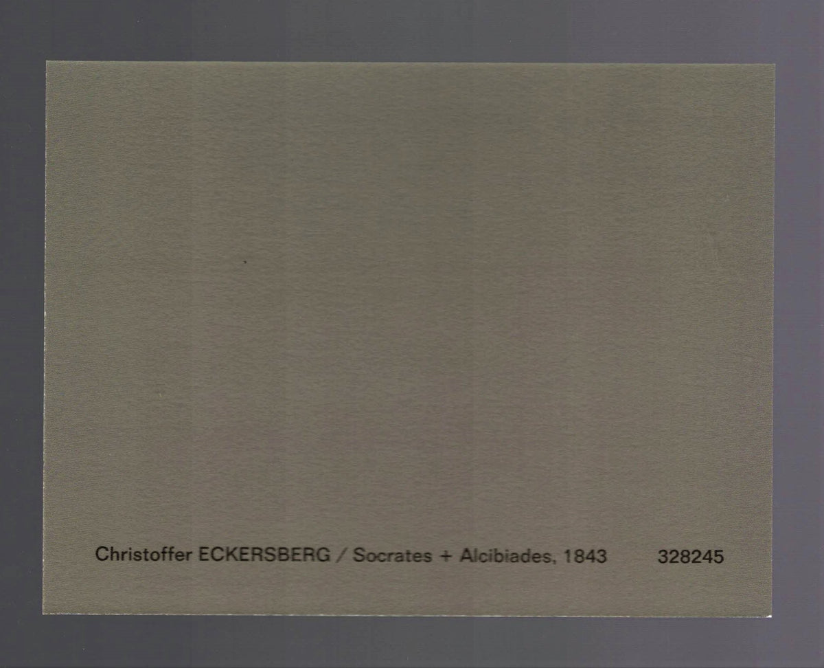 POSTCARD / ECKERSBERG, Christopher / Socrates + Alcibiades, 1843 – Zeus ...