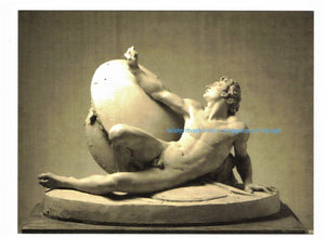 POSTCARD / SERGEL, Johan Tobias / The dying Spartan,1778