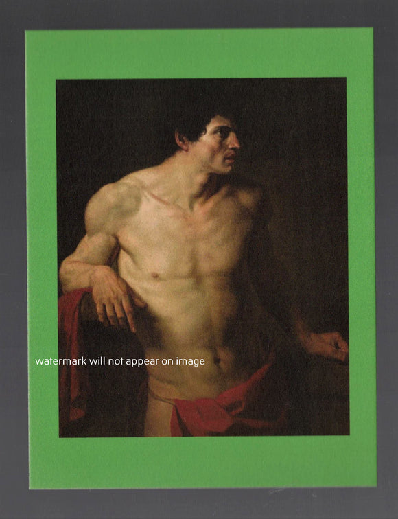 POSTCARD / GROS, Antoine-Jean / Academic nude, 19th century