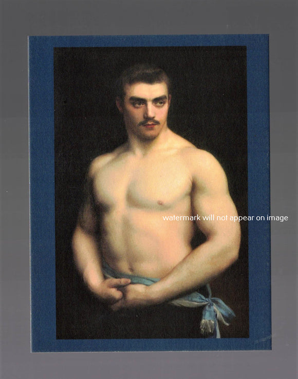 POSTCARD / COURTOIS, Gustave / Maurice Deriaz, Athlete, 1907