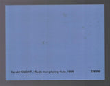 POSTCARD / KNIGHT, Harold / Nude man playing flute, 1895