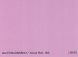 POSTCARD / HILDEBRAND Adolf / Young Man, 1881