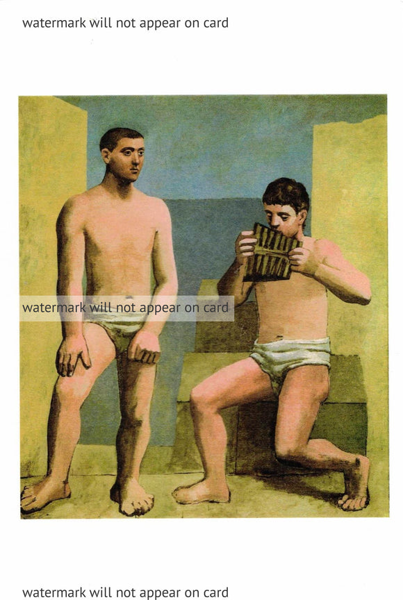 POSTCARD / PICASSO Pablo / The Pan Pipes, 1923