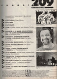 GAI PIED HEBDO FRANCE Magazine / 1986 / Mars / No. 209 / Maurice Béjart
