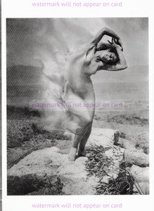 POSTCARD / Therese Duncan on the Acropolis, 1921 / STEICHEN, Edward