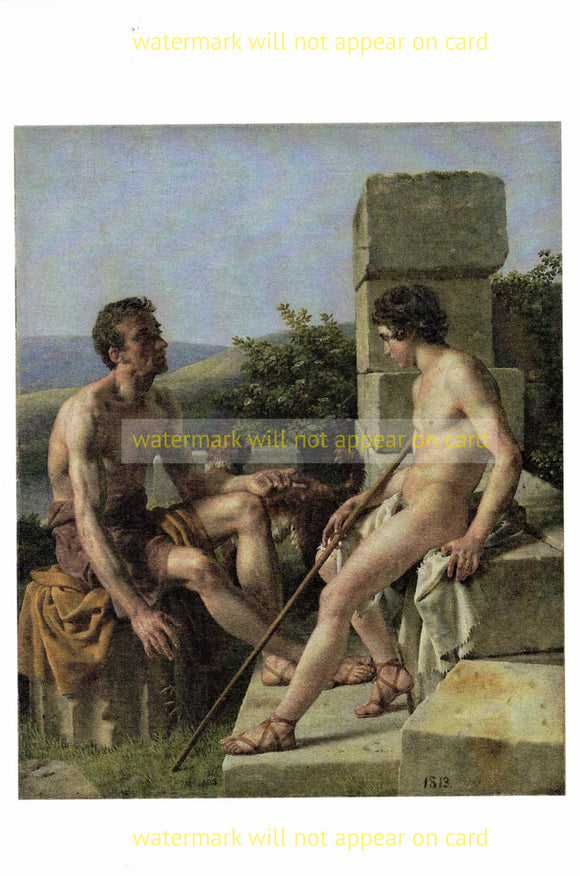 POSTCARD / ECKERSBERG C.W. / Two Shepherds, 1813